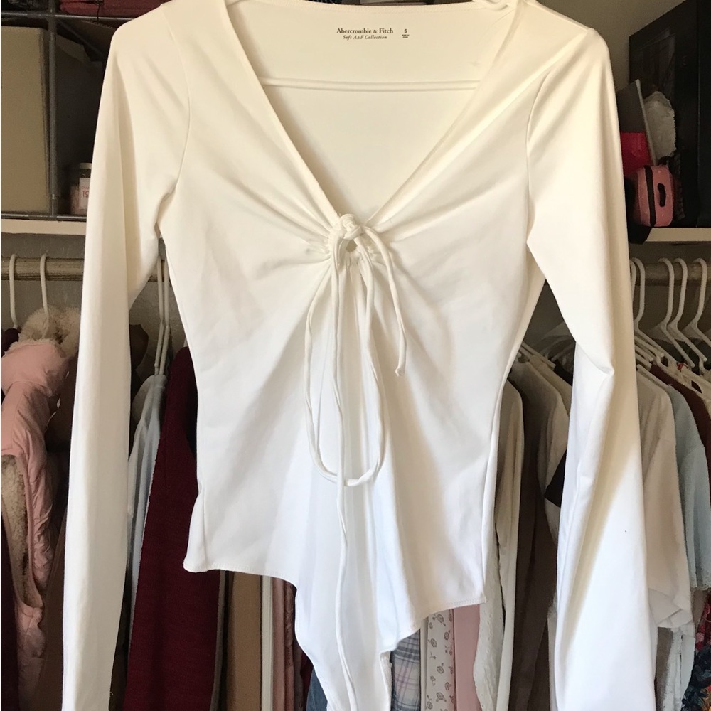 Abercrombie White Bodysuit